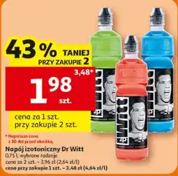Auchan Napój izotoniczny Dr Witt oferta