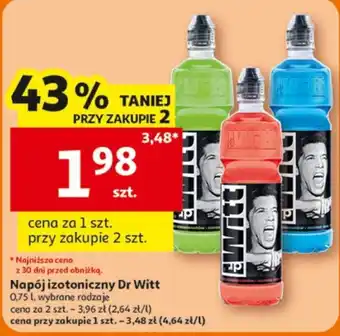 Auchan Napój izotoniczny Dr Witt oferta