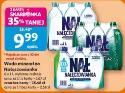 Auchan Woda mineralna Nałęczowianka oferta