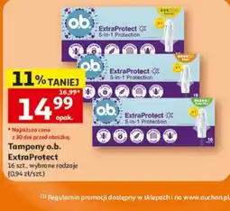 Auchan Tampony o.b. ExtraProtect oferta
