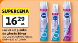 Auchan Lakier lub pianka do włosów Nivea oferta