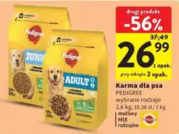 Intermarche Karma dla psa PEDIGREE wybrane rodzaje oferta