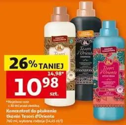 Auchan Konzentrat do płukania tkanin Tesori d'Oriente oferta