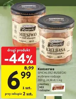Intermarche Konserwa SPICHLERZ RUSIECKI oferta