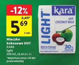 Intermarche Mleczko kokosowe UHT KARA light oferta