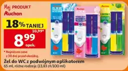 Auchan Żel do WC z podwójnym aplikatorem oferta