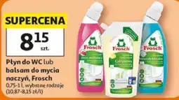 Auchan Płyn do WC lub balsam do mycia naczyń, Frosch oferta