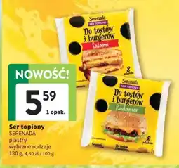 Intermarche Ser topiony SERENADA plastry wybrane rodzaje oferta