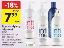 Intermarche Płyn do higieny intymnej ZIAJA oferta