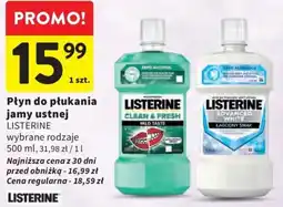 Intermarche Płyn do płukania jamy ustnej LISTERINE oferta