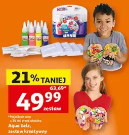 Auchan Aqua Gelz, zestaw kreatywny oferta