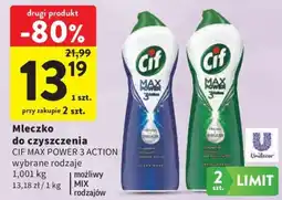 Intermarche Mleczko do czyszczenia CIF MAX POWER 3 ACTION oferta