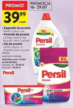 Intermarche Kapsułki do prania Persil oferta