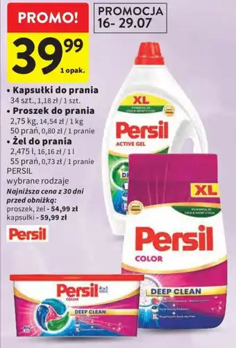 Intermarche Kapsułki do prania Persil oferta