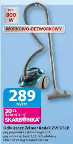 Auchan Odkurzacz Zelmer Radek ZVC031P oferta