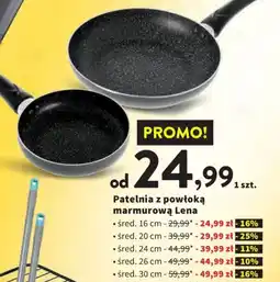 Intermarche Patelnia z powłoką marmurową Lena oferta