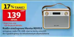 Auchan Radio analogowe Manta RDI915 oferta
