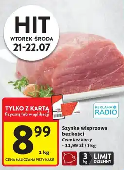 Intermarche Szynka wieprzowa bez kości oferta