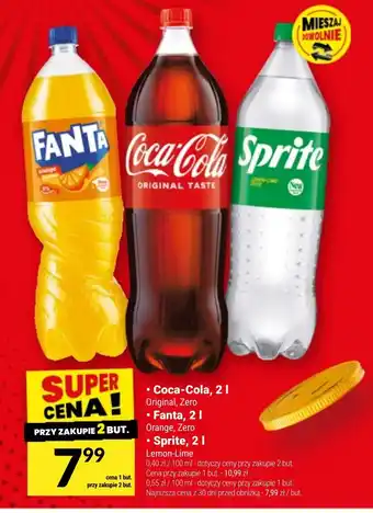 Twój Market Coca-Cola, Fanta, Sprite oferta
