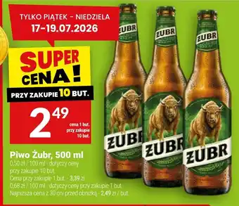 Twój Market Piwo Żubr oferta