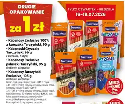 Twój Market Kabanosy Exclusive 100% z kurczaka Tarczyński oferta