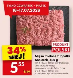 Twój Market Mięso mielone z łopatki Koniarek oferta