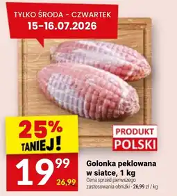 Twój Market Golonka peklowana w siatce oferta