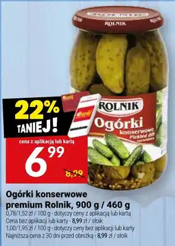 Twój Market Ogórki konserwowe premium Rolnik oferta