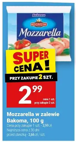 Twój Market Mozzarella w zalewie Bakoma oferta