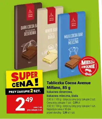 Twój Market Tabliczka Cocoa Avenue Millano oferta