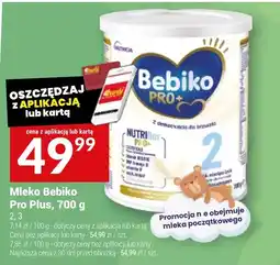Twój Market Mleko Bebiko Pro Plus oferta