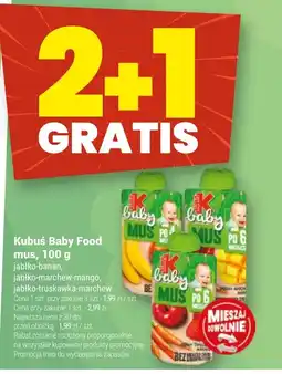Twój Market Kubuś Baby Food mus oferta