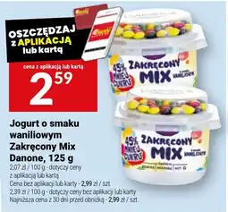 Twój Market Jogurt o smaku waniliowym Zakręcony Mix Danone oferta