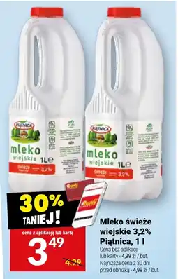 Twój Market Mleko świeże wiejskie 3,2% Piątnica oferta