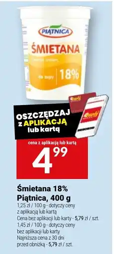 Twój Market Śmietana 18% Piątnica oferta