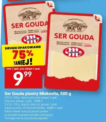 Twój Market Ser Gouda plastry Mlekovita oferta