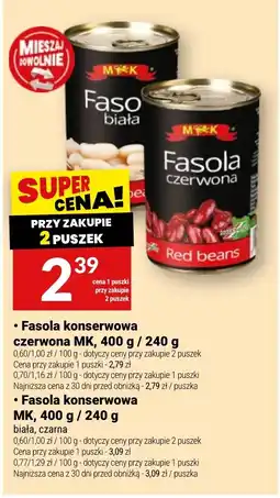 Twój Market Fasola konserwowa czerwona MK oferta
