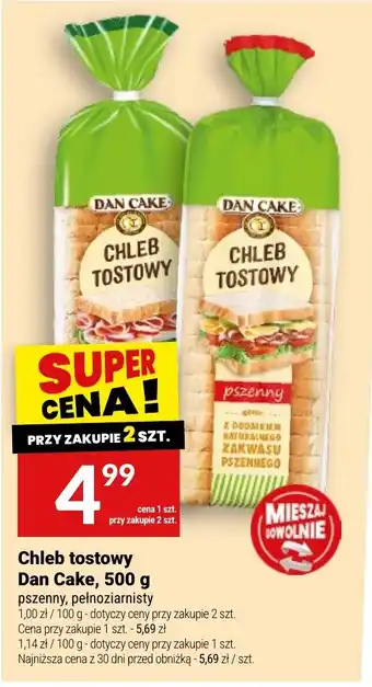 Twój Market Chleb tostowy Dan Cake oferta