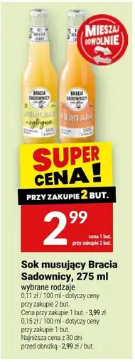Twój Market Sok musujący Bracia Sadownicy oferta