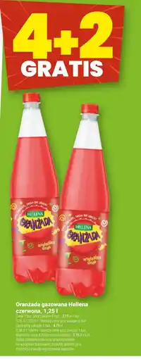 Twój Market Oranżada gazowana Hellena czerwona oferta
