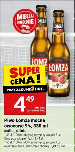 Twój Market Piwo Łomza mocne owocowe oferta