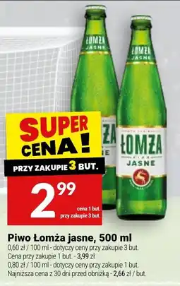 Twój Market Piwo Łomza jasne oferta