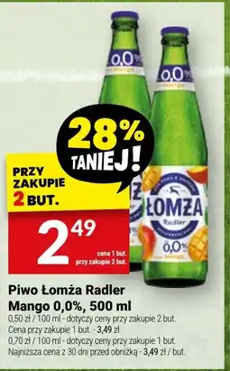 Twój Market Piwo Łomza Radler Mango oferta