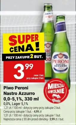 Twój Market Piwo Peroni Nastro Azzurro oferta