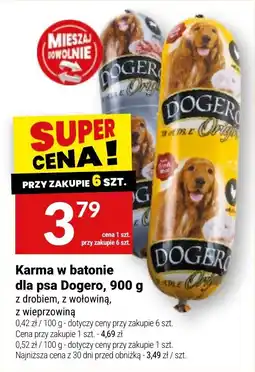 Twój Market Karma w batonie dla psa Dogero oferta
