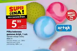 Twój Market Piłka kolorowa gumowa Artyk oferta
