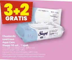 Twój Market Chusteczki nawilżane Aqua Care Sleepy oferta