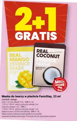 Twój Market Maska do twarzy w płachcie FarmStay oferta