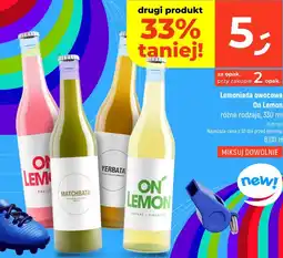 Dealz On Lemon Lemoniada owocowa, różne rodzaje oferta