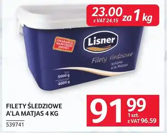 Selgros Filety śledziowe Lisner oferta
